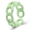 thumbnail image 1 of DPTALR Resin Rings Acrylic Cute Trendy Rings Colorful Rhinestone Rings Jewelry Plastic, 1 of 1