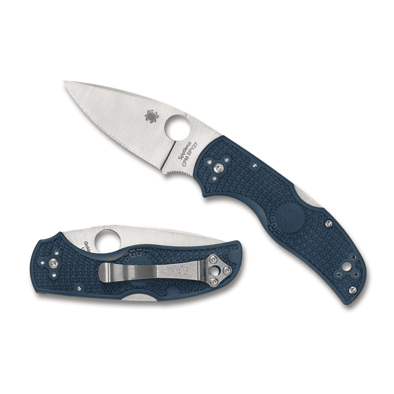 Spyderco Native 5 Folding Knife, 2.95in, CPM SPY27 Steel, Leaf Blade, FRN Handle