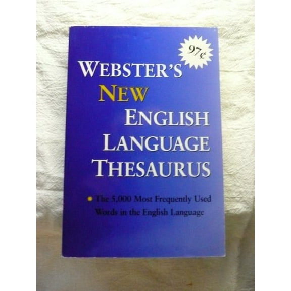 Pre-Owned Webster's New English Language Thesaurus Paperback