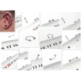 thumbnail image 2 of QQTDFG 5PCS Crystal Surgical Steel Horseshoe Bar - Lip Nose Septum Ear Ring Piercing 00-F1 (1.2MM X 8MM X 5MM), 2 of 2