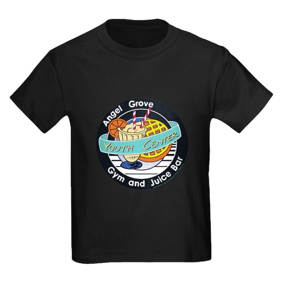 CafePress - Power Rangers Angel Grove Gym And Jui Kids T Shirt - Dark T-Shirt Kids XS-XL