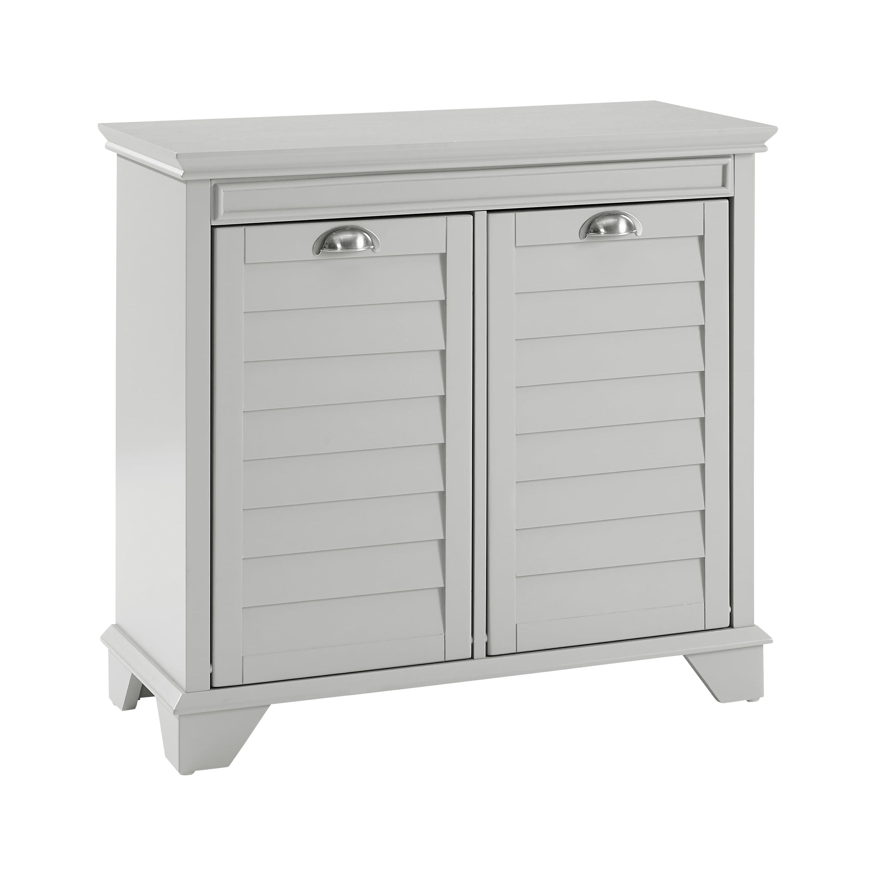 Crosley Furniture Lydia Linen Laundry Hamper, Gray