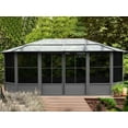 thumbnail image 1 of Gazebo Penguin Florence Solarium 12 ft. x 18 ft. en Gris, 1 of 9