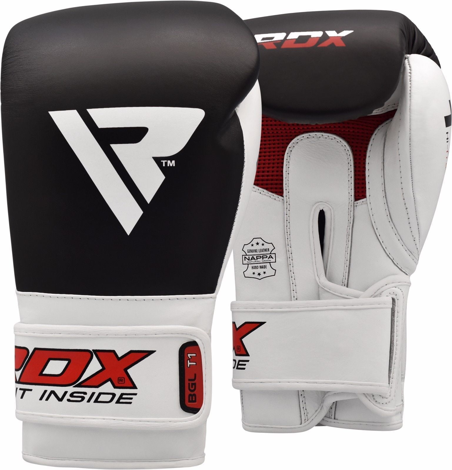 rdx t1 leather mma gloves