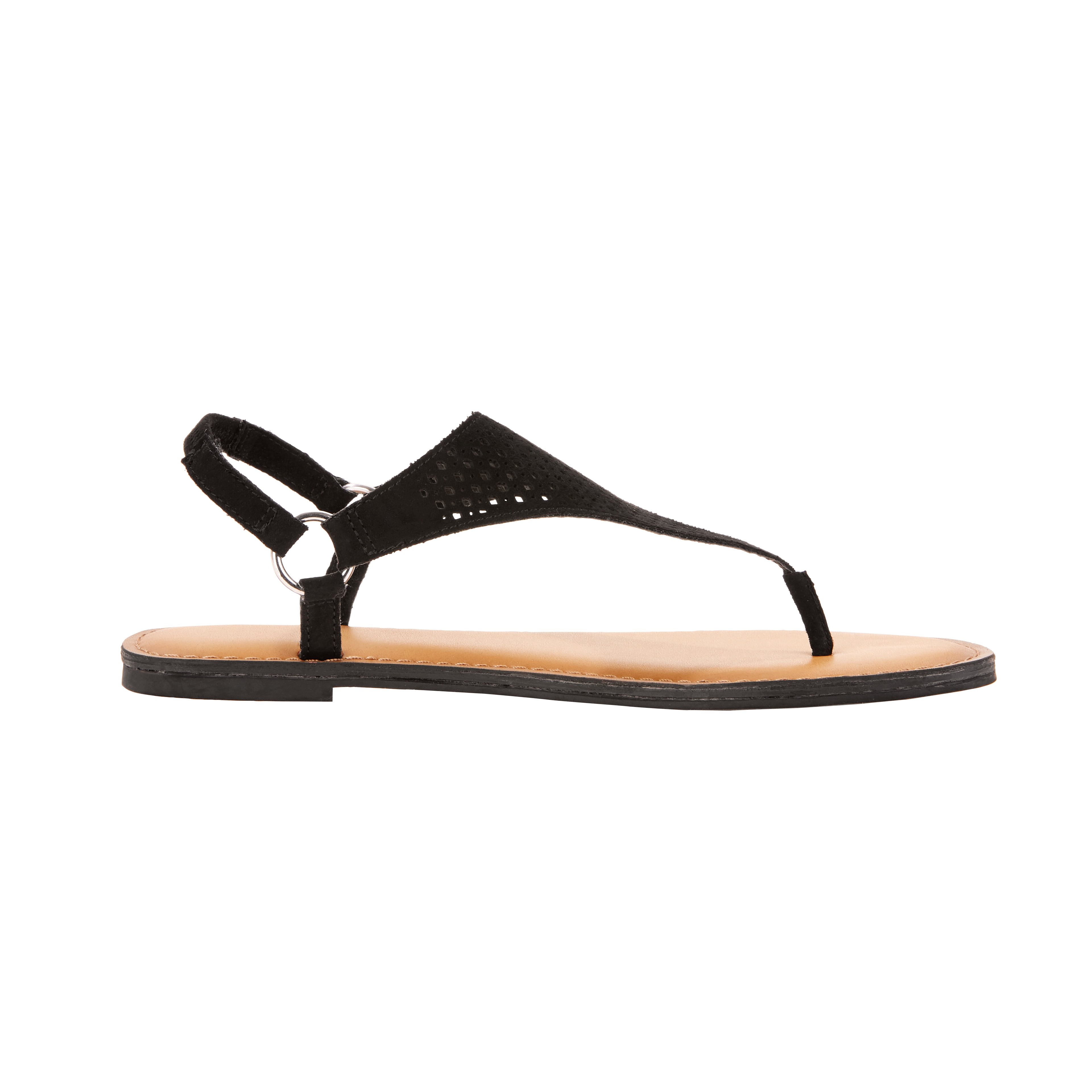 Time and Tru Time and Tru Women's Perforated Hooded Sandal Walmart