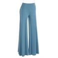 thumbnail image 3 of Made by Johnny Women's Chic Palazzo Lounge Pants XL DENIM, 3 of 6