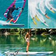 thumbnail image 4 of RV Aletas de surf de 9", aletas de tabla de remo reforzadas para mayor seguridad, nailon fino para surf, accesorios de tabla de surf, aleta central para tablas de remo largas, 4 of 5