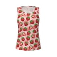 thumbnail image 3 of Picia Cute Strawberry Pattern Women's Workout Tank Top,Breathable Activewear,Slim Fit Athletic Top,Versatile Workout Moisture-wicking top-Large, 3 of 9