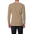 thumbnail image 3 of Lars Amadeus Men's Striped T-Shirt Long Sleeves Crew Neck Stripe Basic Tops, 3 of 6