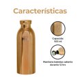 thumbnail image 3 of Termo para Cafe y Agua de Acero Inoxidable con Tapa Hermetica para Frio y Caliente Acabado Cromado 500ml Oro Rosa GAON, 3 of 9