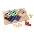 thumbnail image 4 of Juego de rompecabezas de cuentas, juegos de inteligencia, juego de mesa, juego de desarrollo de habilidades, interactivo, cognitivo, juegos de viaje,, 4 of 9