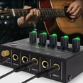 thumbnail image 3 of Mezclador de Sonido, Mezclador de Línea Estéreo Múltiple Dispositivo Compatible Súper Bajo Ruido Con Luz Rgb para El Hogar, 3 of 7