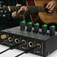 thumbnail image 3 of Mezclador De Línea Estéreo, Mezclador De Sonido Control De Volumen Independiente Multifuncional Con Luz RGB Para Taller, 3 of 7
