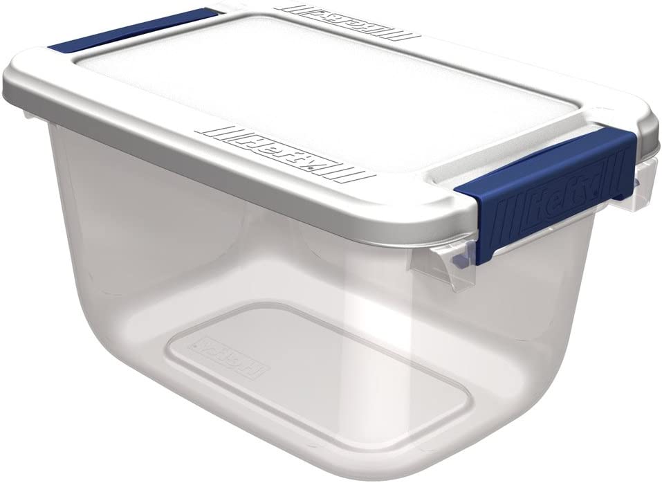 Hefty Storage Container (Set Of 8), 6.5 Quart, Clear