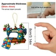 thumbnail image 3 of SSNTSY Sewing Machine Ornament Sewing Lover Pendant Acrylic Sewing Enthusiasts for Housewarming Giftsn Holiday Decoration 3 inch, 3 of 6
