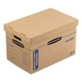 thumbnail image 3 of Smoothmove Kitchen Moving Kit, Medium, Half Slotted Container (hsc), 18.5" X 12.25" X 12", Brown Kraft/blue | Bundle of 5 Kits, 3 of 6
