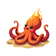 thumbnail image 4 of cartoon Octopus Theme Stickers, Waterproof Octopus Theme Sticker for Water Bottle Laptop Phone Cases Planner Skateboard Luggage Helmet Party Favor Decor, Ideal for Adults Teens Teacher Rewards, 4 of 9