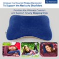 thumbnail image 3 of DREAMCARE Almohada de camping, almohada de viaje de espuma viscoelástica, accesorios de camping – Almohada pequeña Essentials Camping Almohadas para dormir, almohada de mochilero, almohadas de viaje p, 3 of 5