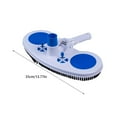 thumbnail image 3 of Suction Head 13inch Pool Cleaning PET Bristle Exquisite Craftsmanship Tool Round Edge No Scratch Vacuum Fitting Swimming Pools Brush Labor-saving Dirt Remover, 3 of 8