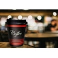thumbnail image 5 of [25 Pack] 10oz Disposable Paper Coffee Cups with Black Dome Lids - For Hot, Cold Drink, Coffee, Tea, Cocoa, Travel, Office, Home, Cider, Hot Chocolate, To go, Compostable, Biodegradable, 5 of 5