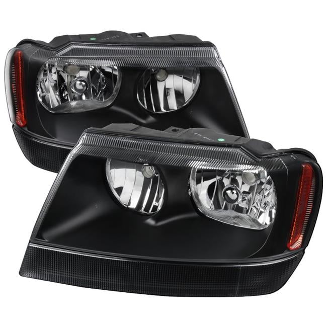 Crystal Housing Spec-D Tuning 2LH-DUR04JM-KS Black Headlight