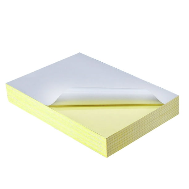 HGYCPP 100 Sheets Waterproof A4 A5 Blank Matte Stickers Paper Smooth Printable Sticker Labels Paper Fit for Inkjet Printers