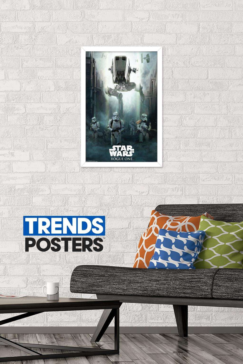 Star Wars: Rogue One - Siege Wall Poster, 14.725" x 22.375", Framed