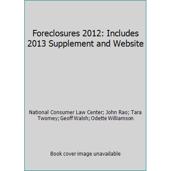 Pre-Owned Foreclosures 2012: Includes 2013 Supplement and Website (Paperback) 1602481040 9781602481046