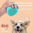 thumbnail image 3 of Portable Er Massa Silic Dog Brush Cleaning Pet Bath Tool Dog Bath Brush, 3 of 4