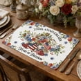 thumbnail image 3 of Stegali 250th Anniversary Patriotic Linen Placemats, 12x18 Inch Table mats Set of 4, 3 of 7