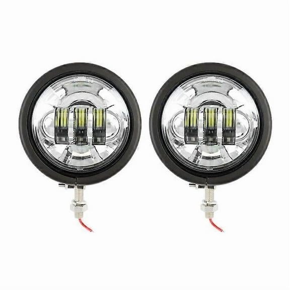Pair 4.5 4 1/2 inch Motorcycle 4.5 inch Fog light Passing Auxiliary Light for Harley Classic FLHR Road King Foglamp Accessories