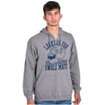 thumbnail image 2 of Popeye Looking For a Swole Mate Gym Men Big & Tall Zip Hoodie Brisco Brands 2X, 2 of 3