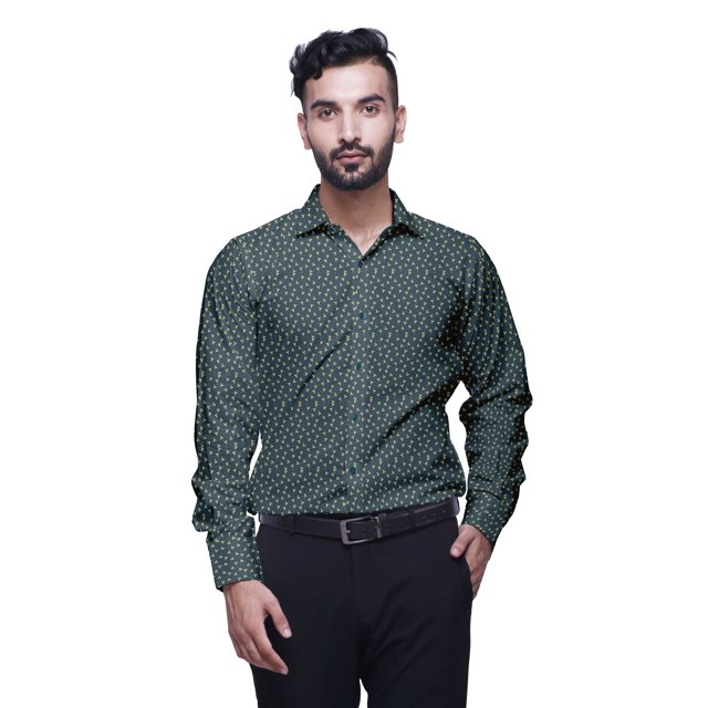 BESTMAN Long Sleeve Formal Shirt For Men Button Down Cotton Men Shirts