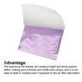 thumbnail image 4 of Uxcell 3.3 x 3.1inch Gold Leaf Foil Sheet Leaf Papers for Art Decoration Aluminum Peach Purple 100pcs, 4 of 5