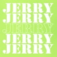 thumbnail image 6 of Wild Bobby Jerry Springer 90's TV Talk Show Host Jerry Jerry Chant Famous People Men's Tee, Safety Green, 5X-Large, 6 of 6