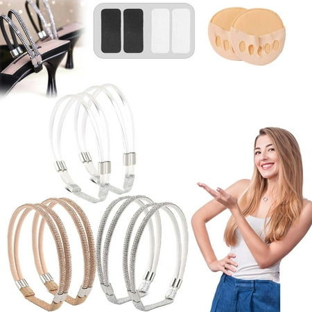 

Elastic High Heels Shoe Straps Rhinestone Elastic Shoe Ankle Straps Replacement Ankle Straps for Heels