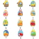 thumbnail image 3 of Minnieouse de felpa para niños, portátil, con dibujos animados, patrón automotriz colorido, cremallera, gran capacidad, bolsa para estudiantes, Mochilas tipo 12 Minnieouse AP012903-12, 3 of 6