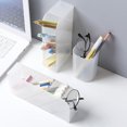 thumbnail image 4 of Home Pencil Office School Storage Cylinder Shape Multi Grid Pen Holder Multifunction Stationery Divided Desk, 4 of 6