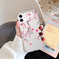 thumbnail image 1 of Funda de teléfono Simple Plum Blossom Leaf para iPhone 13 12 11 14 Pro Max Mini XS XR X 7 8 Plus SE 2020, funda de TPU transparente suave Tan Jianjun unisex, 1 of 2