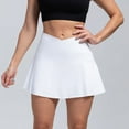thumbnail image 5 of Nisorays Women's Active Athletic Skort Lightweight Tennis Skirt Perfect for Running Training Sports Golf White XL, 5 of 8