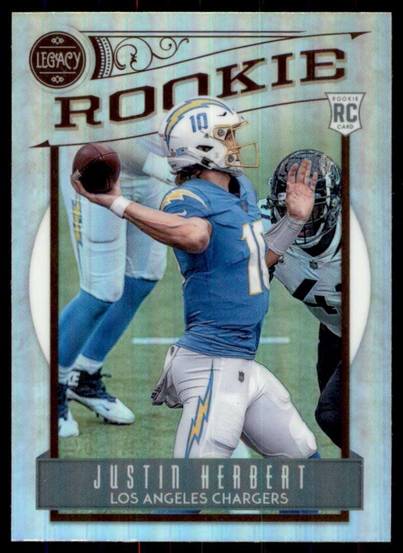 NFL 2020 Chronicles Legacy Football Justin Herbert Single Sports Card #203  (Rookie Card) - Walmart.com