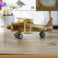 thumbnail image 2 of COOPHYA Mini Avion en Bois Multi 1Pcs pour Coordination Éducative Main-il Jeu Intérieur, 2 of 8