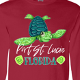 thumbnail image 4 of Inktastic Port St. Lucie, Florida Happy Sea Turtle Long Sleeve T-Shirt, 4 of 5
