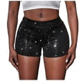 thumbnail image 1 of Women's Sequins Shorts Glitter Party Shorts, 1 of 5