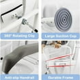 thumbnail image 4 of Roromall Toilet Safety Rail, Toilet Safety Frame with Adjustable Height and Width, Toilet Safety Grab Bars with Suction Cups, 350LBS, for Seniors Disabled, 4 of 7