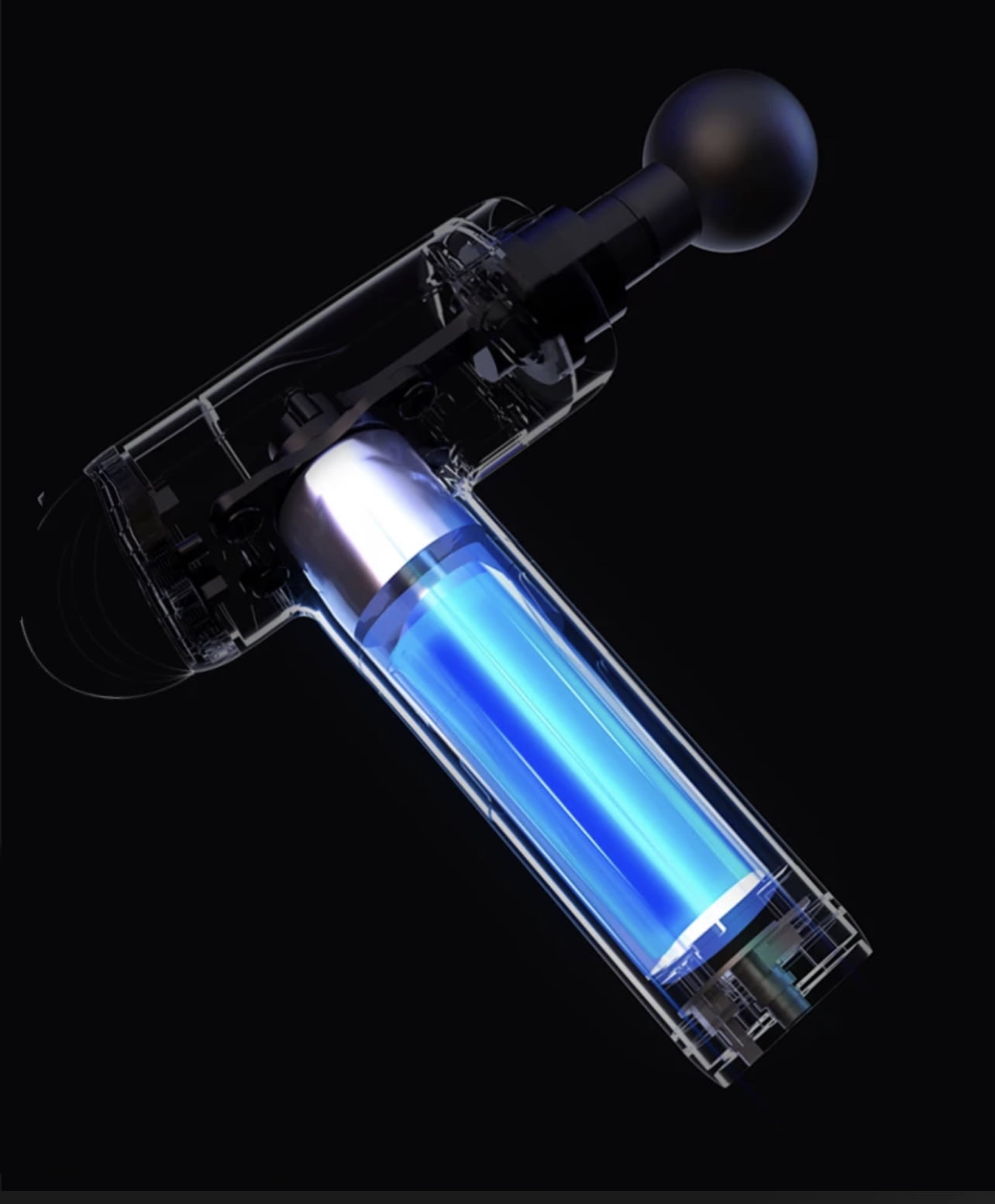 Styles II Deep Tissue Muscle Massage Gun 20 Speeds Percussion Massager with 6 Massage Heads
