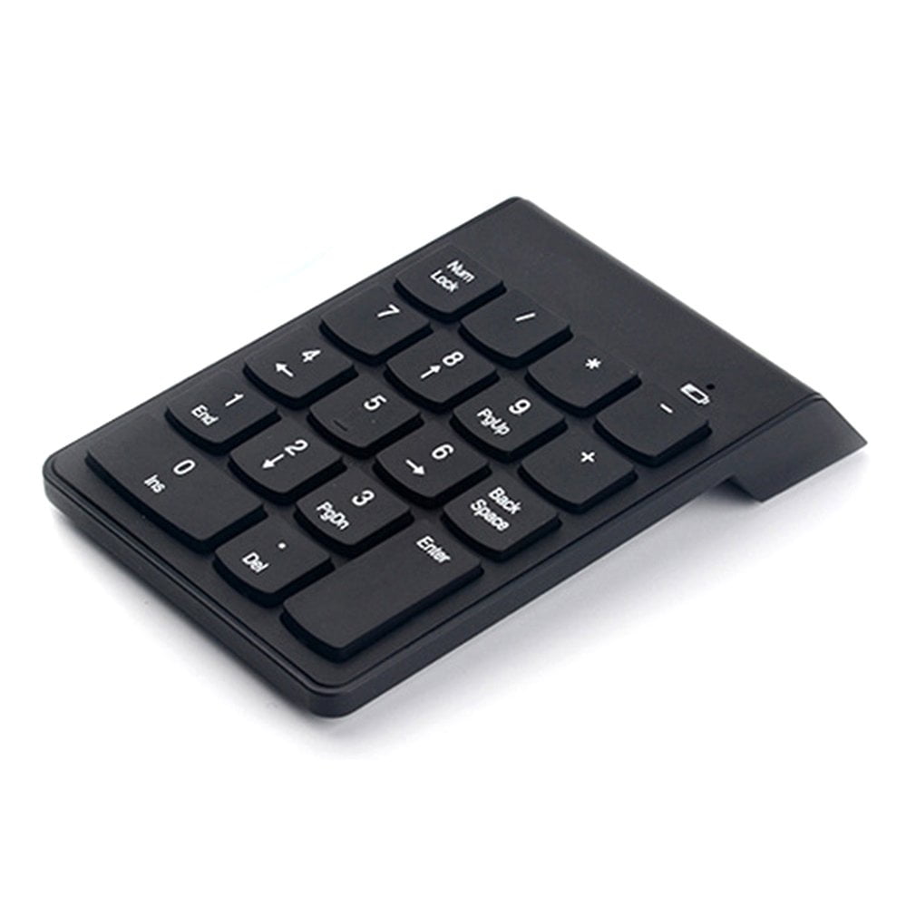 Pink Wireless Number Pad USB Numeric Keypad With Screen And Calculator 