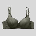 thumbnail image 2 of Raeneomay Plus Size Full Lace D Cup Wireless Support Bra For Women, Wide Strap Side Push Up Everyday Bra 40D-46D, 2 of 5