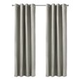thumbnail image 2 of Thermaplus Alpine Blackout Premium Stylish and Functional Grommet Curtain Panel 52" x 95" Light Grey, 2 of 5