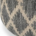 thumbnail image 4 of Trent Home Pouf Rond Bohème en Jute Tressé Gris et Naturel, 4 of 9